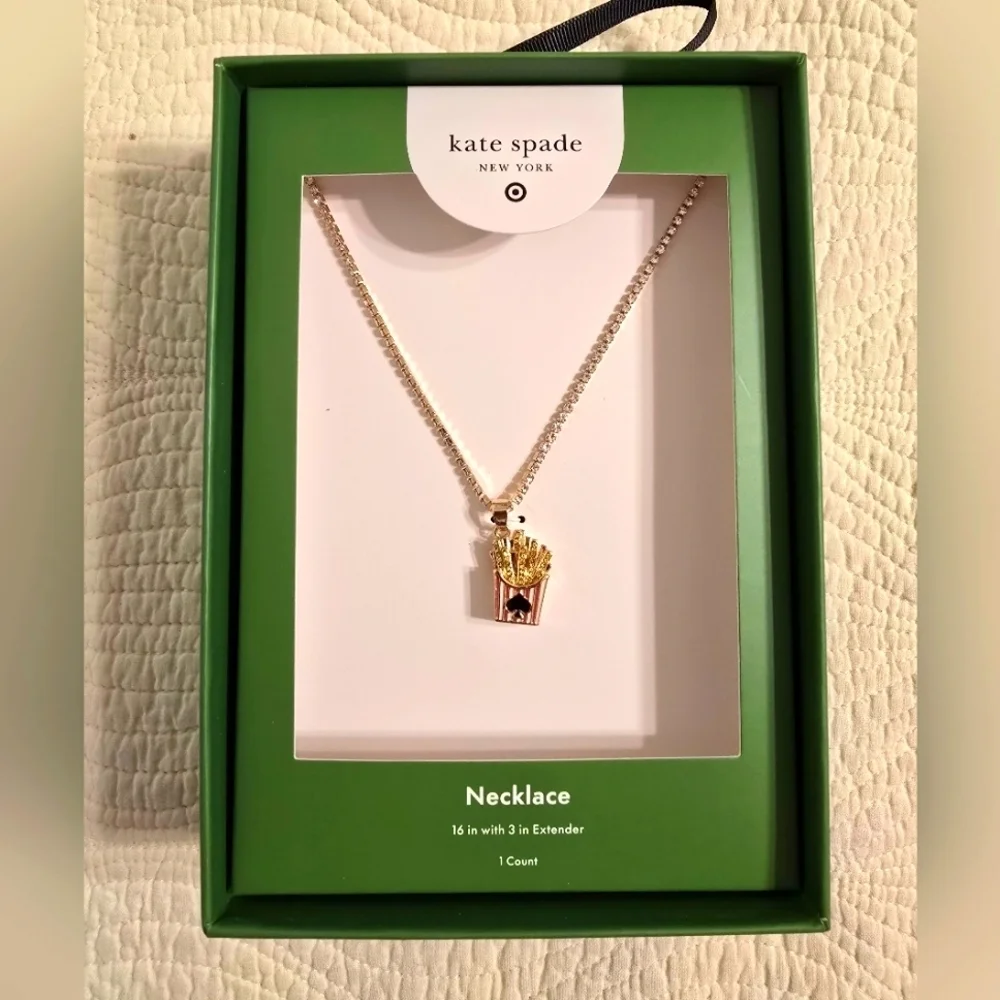 NWT Kate Spade X Target Limited Edition French Fries Necklace
